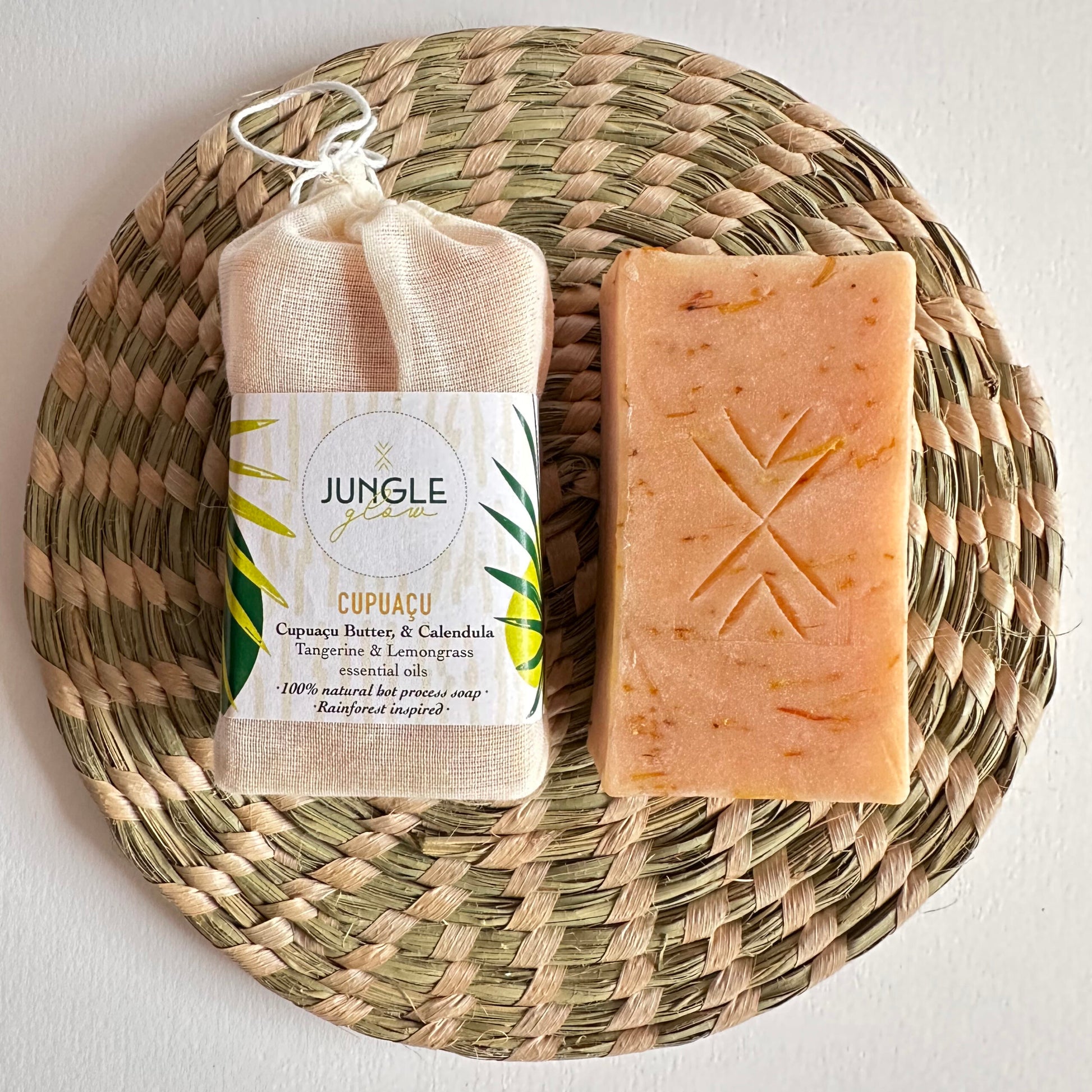 Cupuaçu Butter & Calendula, Tangerine & Lemongrass Soap image 0