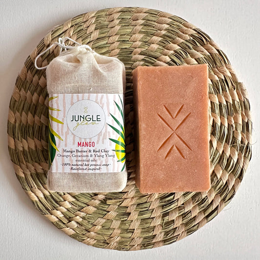 Mango Butter & Red Clay, Sweet Orange, Geranium & Ylang Ylang Soap image 0