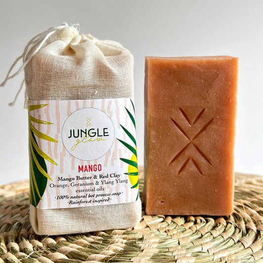 Calming Mango Butter & Red Clay Botanical Soap