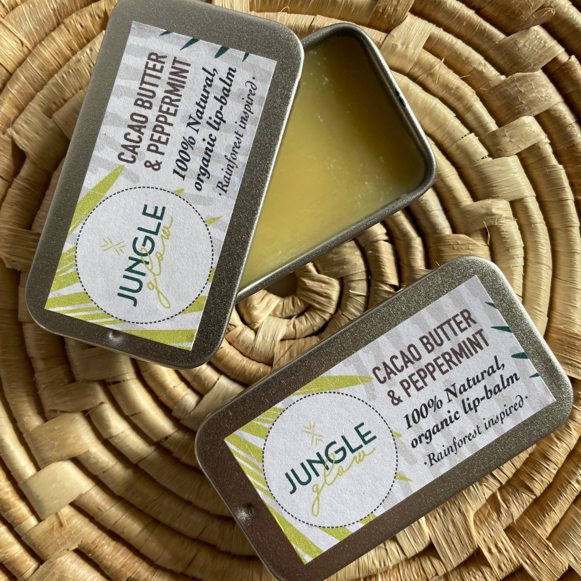 Cacao Butter &amp; Peppermint Lip Balm image 0